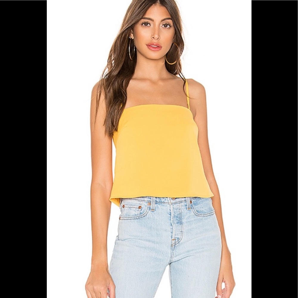 Superdown Tie in Back Crop Top